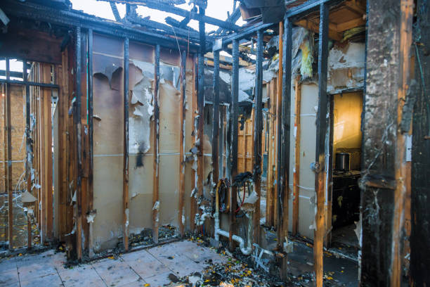 Professional Fire Damage Removal technician working in West Haven, UT